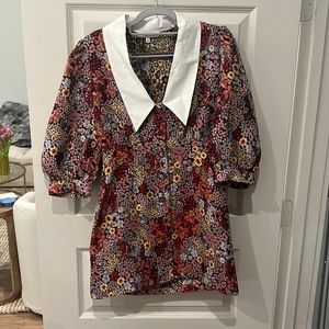 MOODIE Jacquard Floral Dress